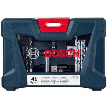 Imagem de Kit de Bits Brocas Soquetes V Line 41pçs Bosch 2607017396, 41 peças