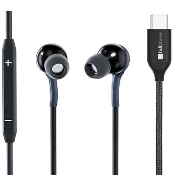 Imagem de Fone de Ouvido com fio Fullphone Type C com microfone e controle de Volume ouvir Música Para iPhone 15 Pro Max Xiaomi note 10/11/12/12Pro Samsung S20 FE/S21/S22/S23/S24 e mais