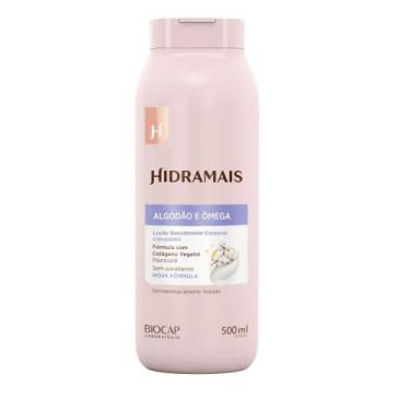 Imagem de Creme Loção Corporal Hidramais Algodão e Ômega 500ml, 1 unidade, 500ml