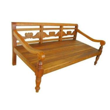 Imagem de Banco Leito Naipe Em Madeira De Demolição - Cód 1281 - Barrocarte