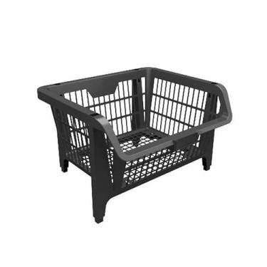 Imagem de Cesto Expositor Prático Preto Pequeno com 5 Unidades - Presto