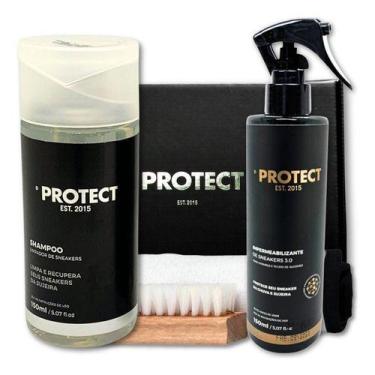 Imagem de Kit Limpa E Impermeabiliza Tênis Sneakers Calçados - D Protect, 1, Tra