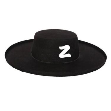 Imagem de Chapéu Super Luxo Em Feltro Preto Fantasia  Z  - msw comercial