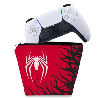 Imagem de Capa Compatível PS5 Controle Case - Spider-Man Homem Aranha 2 Edition 