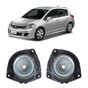 Imagem de 2 Coxim Batente Dianteiro Tiida 08 2009 2010 2011 2012 2013 - QualyKit