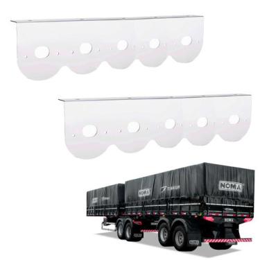 Imagem de 2 Suportes Lanterna 5 Marias Noma 85mm Inox - DW Componentes