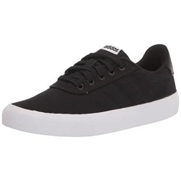 Imagem de adidas Tênis de skate feminino Vulc Raid3r, Preto/preto/branco central, 6
