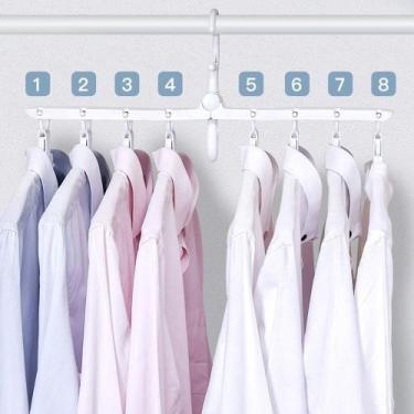 Imagem de Cabideiro  Multifuncional Organizador roupas armário quarto cabide gua