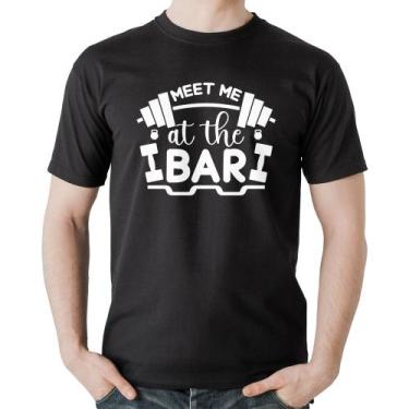 Imagem de Camiseta Algodão Meet Me At The Bar - Foca na Moda, Preto, GG