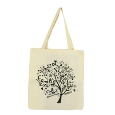 Imagem de Bolsa Ecobag 100% algodão Estampa RAÍZES - CARIOCA MAIS