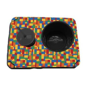 Imagem de Almofada Bandeja Pipoca Balde e 1 Copo Personalizado Lego - Deluzz