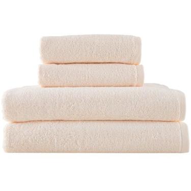 Imagem de Jogo de Toalhas de Banho e Rosto Dohler 100% Algodão Florença Creme 4 