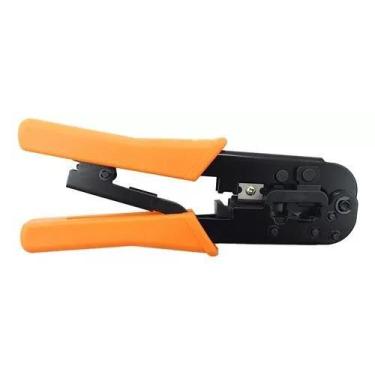 Imagem de Alicate Crimpar Cabo Rede C/ Catraca Rj11 Rj12 Rj45 Ht-568r - Minymix