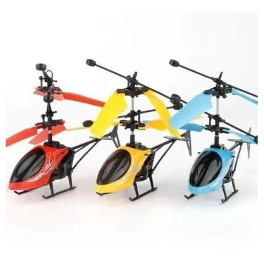 Imagem de Mini Helicóptero Sensor Infravermelho Recarregável - DM TOYS
