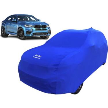 Imagem de Capa De Tecido Sob Medida Carro Bmw X6 - Mz, Azul