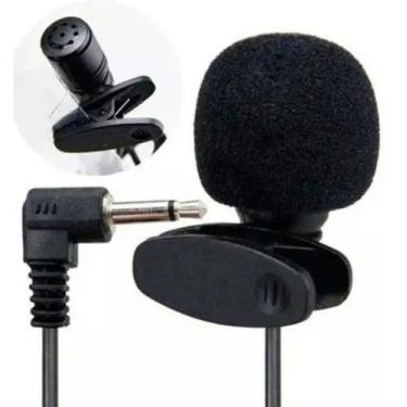 Imagem de Microfone De Lapela P2 Stereo Profissional para Youtubers, Skype, Celu