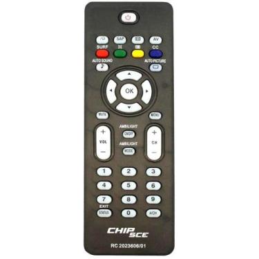 Imagem de Controle Remoto Para Tv Philips Tela Plana Rc2023606/01 C0767 026-9046