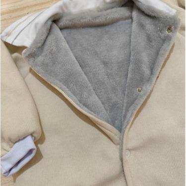 Imagem de Macacão Bebe 6 A 9 Meses Inverno Forrado-Unissex