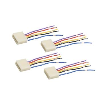 Imagem de Hihaha Tomada do interruptor da janela elétrica do carro 5 pinos cablagem adaptador Pigtail DC12V 4pcs1