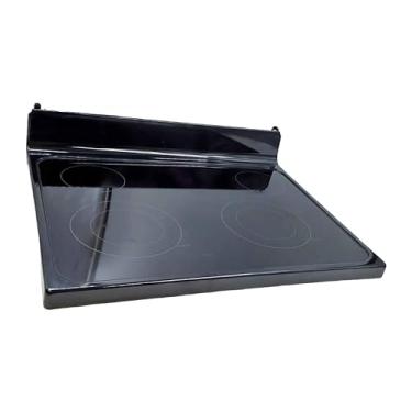 Imagem de GE WB62X26649 topo principal de gama, placa de vidro, preto