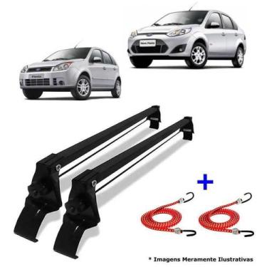 Imagem de Rack Teto + 2 Elasticos Ford Fiesta Rocam Ano 02/14 Sedan / - Vhip