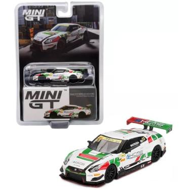 Imagem de Collectibles Diecast Model Car Compatible with Mini GT 1:64 Nissan GT-R NISMO GT3#23 KCMG 2018 FIA GT World Cup Macau Limited Edition MGT00593