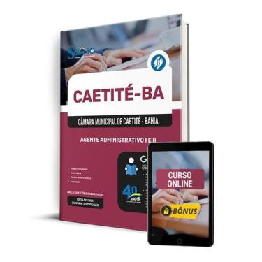 Imagem de Apostila Câmara de Caetité - BA 2025 - Agente Administrativo I e II - 