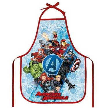 Imagem de Avental Infantil Escolar Estampado Avengers DAC 4752