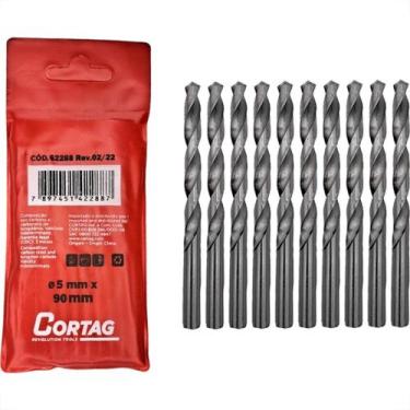 Imagem de Broca Widea Cortag 5Mm X 90Mm - 62288 - Kit C/10 Pecas