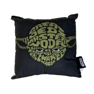Imagem de Almofada Fibra Veludo Mestre Yoda Star Wars 25X25