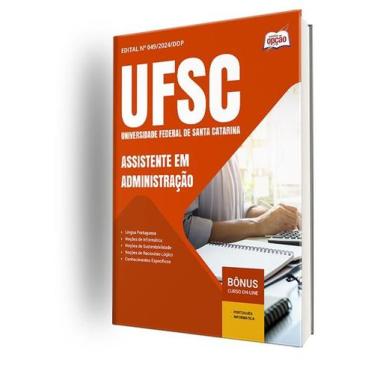 Imagem de Apostila UFSC 2024 - Assistente em Administração - Apostilas Opção