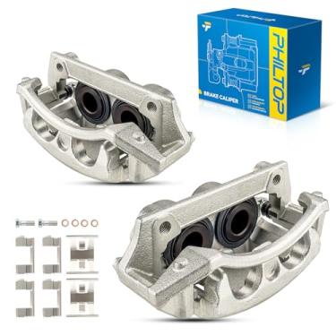 Imagem de PHILTOP Substituição do conjunto da pinça de freio a disco dianteiro para 1999-2003 F-150, 2004 F-150 Heritage, 2002 Blackwood, 18-B4750+18-B4751 18B4750+18B4751 Conjunto de 2 pares de motorista