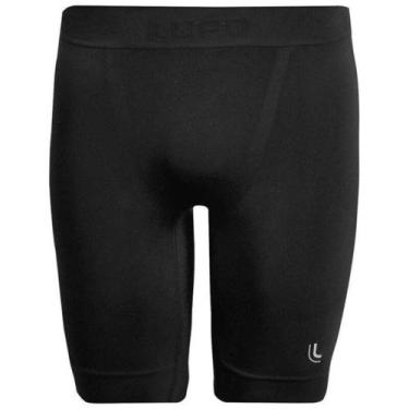 Imagem de Bermuda Térmica Compressão Lupo Masculina Corrida 70050, Preto, GG
