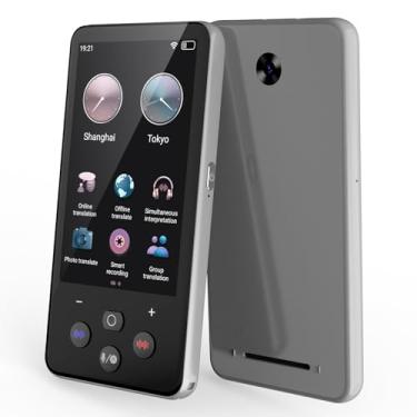 Imagem de Dispositivo Tradutor de Idiomas, Dispositivo de Tradução em Tempo Real para 138 idiomas/Chatgpt/Offline/Gravação/Tradutor de Fotos, tela Sensível ao Toque de 10 cm, Tradutor Portátil para Aprendizado