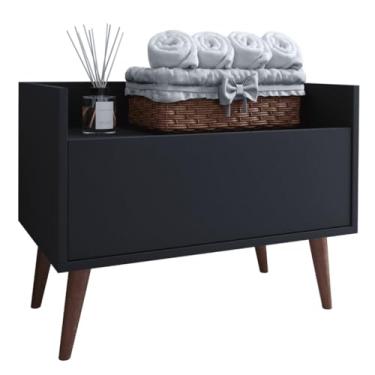 Imagem de Gabinete de Chão Armário Com Porta Multiuso Organizador Pia Banheiro