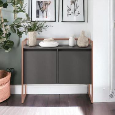 Imagem de Buffet Industrial 2 Portas SP - CasaH, Preto Cobre