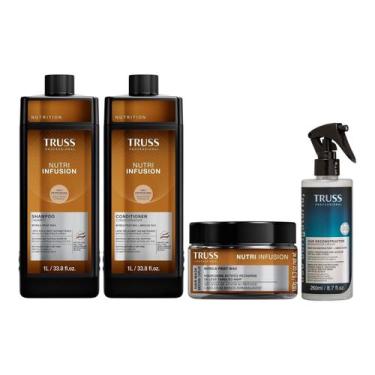 Imagem de Kit Truss Nutri Infusion - Shampoo 1L + Condicionador 1L + Máscara 180