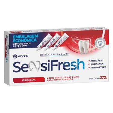Imagem de Creme Dental Sensifresh Original 3 X 90g - NAO INFORMADO