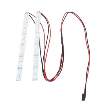 Imagem de 24 LEDs Chassis Light Alto Brilho Alumínio Barra 1/10 1/8 Modelo RC Off Road Car (Branco)