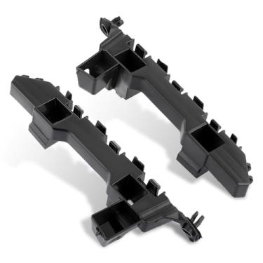 Imagem de MOTOALL Retentor de suporte de para-choque dianteiro 71198-TVA-A01 2 peças apto para Honda Accord 2018-2021 substitui # 71193-TVA-A01, preto