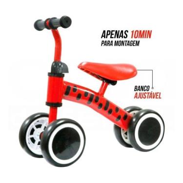 Imagem de Triciclo Andador Infantil Banco Ajustável Zippy toys 7626