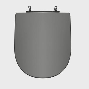 Imagem de Assento Sanitário Poliéster Para Louça Link/Carrara/Belle Époque (Deca) Aço Sedile