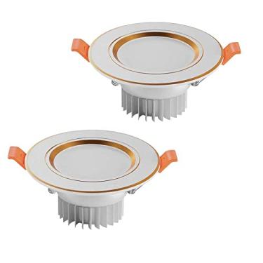 Imagem de LUOFDCLDDD Spotlight5W Led holofotes foco interior embalado no teto, economia de energia para embutidos casa de banho quarto decoração, Washington luz da parede da casa Ac110-240 V escritório do Acce