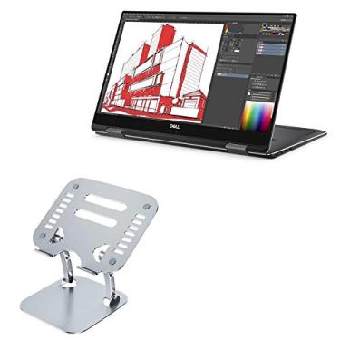 Imagem de Suporte e suporte para laptop Dell Precision 5530 2 em 1 (15,6 polegadas), BoxWave [Executive VersaView para laptop] Suporte ergonômico ajustável metálico para laptop Dell Precision 5530 2 em 1 (15,6 polegadas) - Prata metálica
