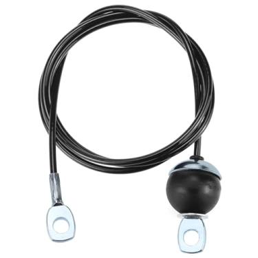 Imagem de QWORK Cabo de polia fitness, 139 polegadas, capacidade de 136 kg, acessórios de polia de cabo para academia, compatível com todos os sistemas de fitness