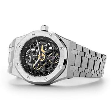 Imagem de Relógio masculino automático mecânico da FEICE, relógios masculinos à prova d'água, esportivo, relógio de pulso - FM019, Esportes, 3-Black