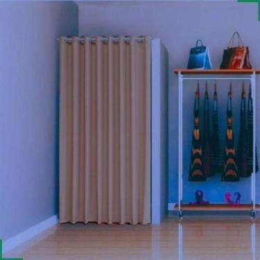 Imagem de Cortina Para Provador De Loja Tecido Blackout 1,40X2,50 - B.F Confecço