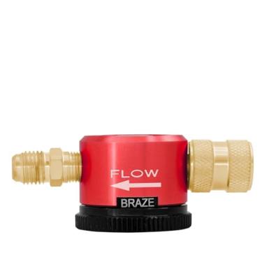 Imagem de Ferramenta de purga de nitrogênio, equipamento HVAC de conexão rápida, regulador de brasagem de 1/10.2 cm para sistemas HVAC, pressão de 50 PSI