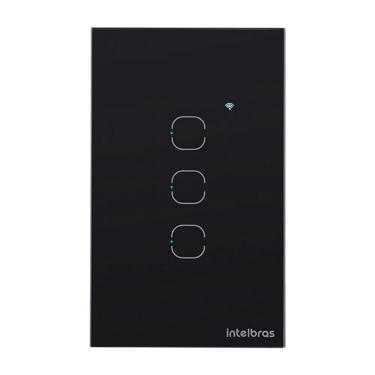 Imagem de Interruptor Conector Inteligente W-ifi Touch 3 Intelbras Ews 1003 Br