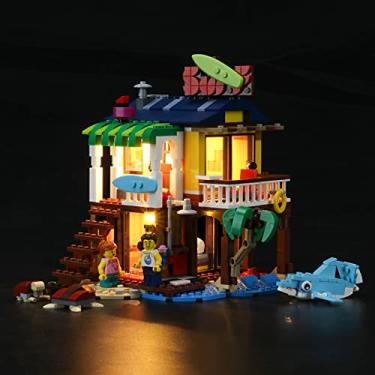 Imagem de GEAMENT LED Light Kit Compatible with Lego Surfer Beach House - Lighting Set for Creator 31118 Building Model (Model Set Not Included)